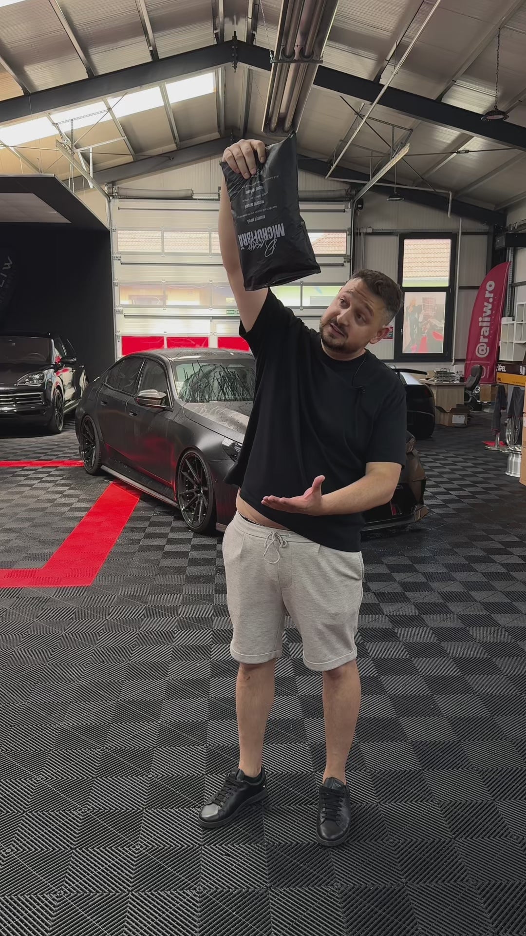 Prosop Uscare Auto Dublu Strat + MĂNUȘĂ CADOU!