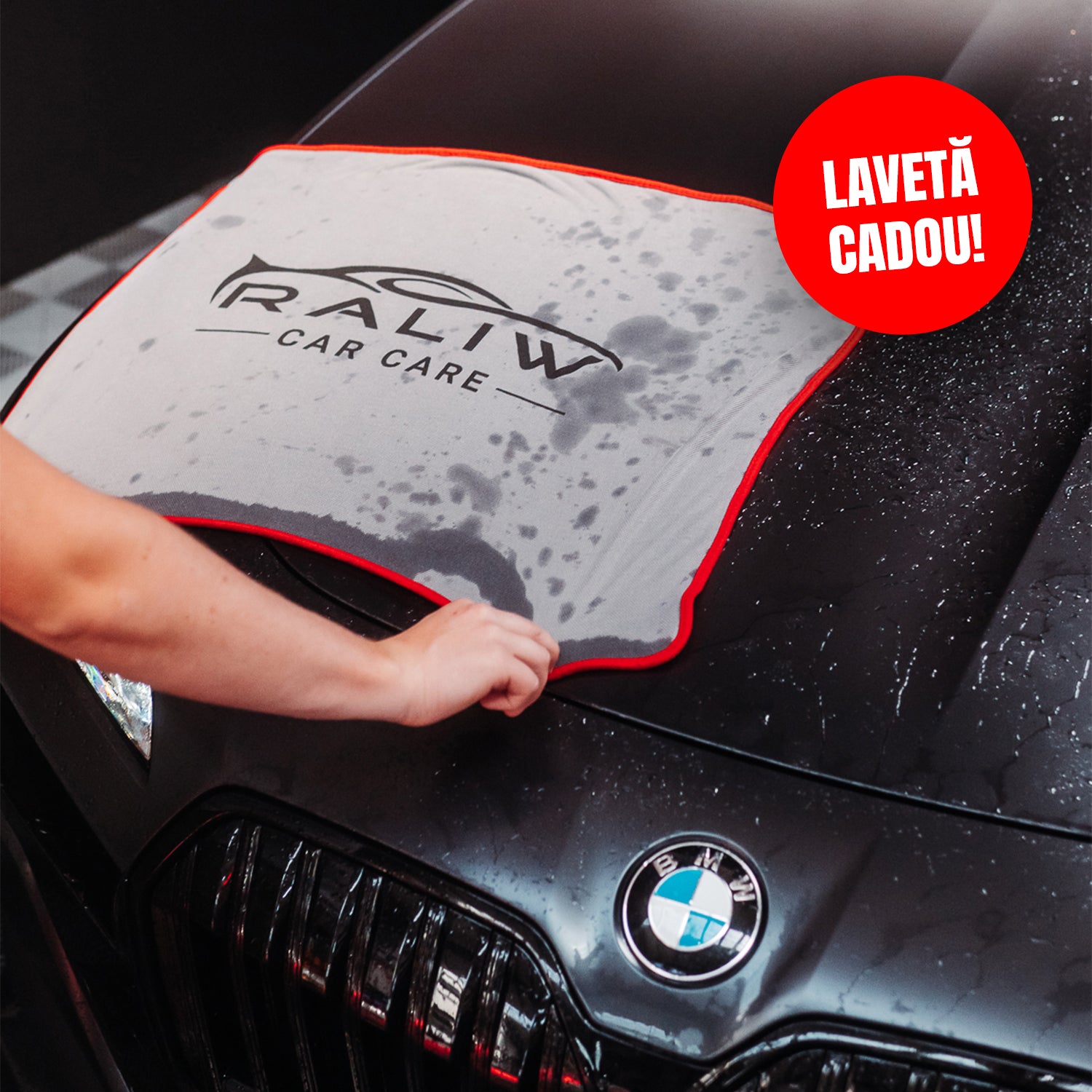 Prosop Uscare Auto + LAVETĂ CADOU!